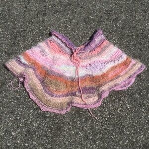 Colors Of Jades Knit Skirt